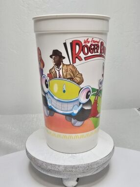 1988 McDonald's / Coca-Cola "Who Framed Roger Rabbit" Plastic Cup Collectors Cup
